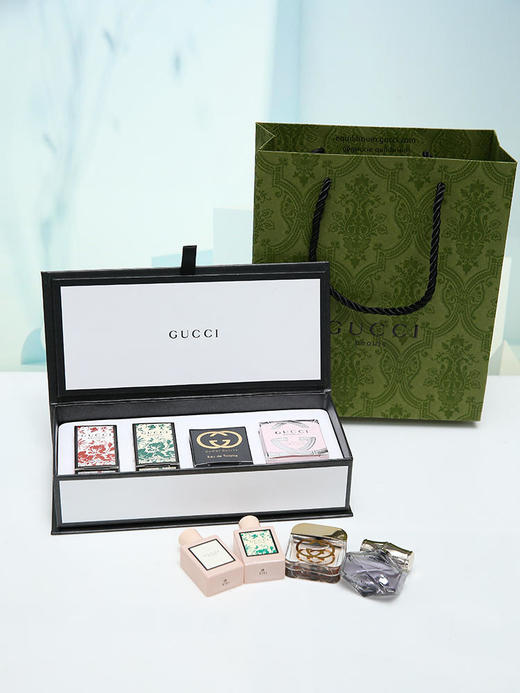 【双旦礼遇季 限时特惠】Gucci古驰女士香水小样竹韵罪爱淡香Q版伴手礼盒 商品图3