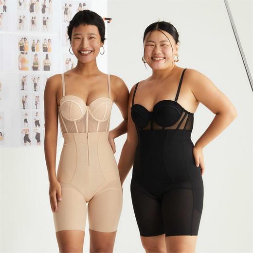 半醒收腹裤薄款束腰美体显瘦翘臀安全裤性感塑身高腰塑形燃脂裤 商品图0