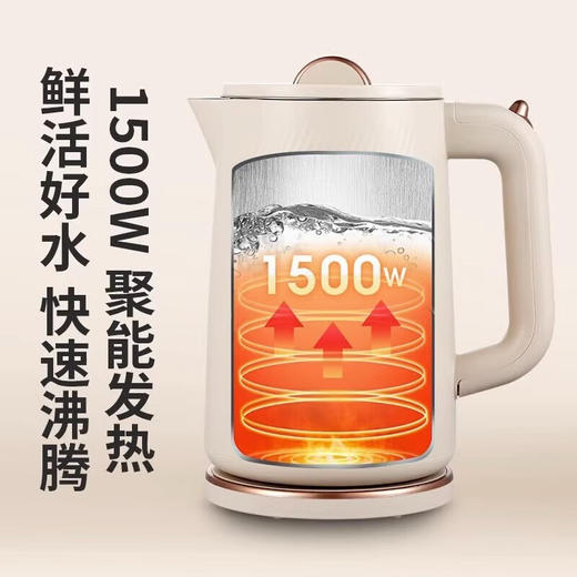 【小家电】海牌HP-SH168电热水壶1.8L 白色 HF 商品图4