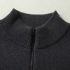 【100%绵羊毛】【新款DWP】大依优型大码拉链羊毛衫针织衫立领加肥加大毛衣大号胖子宽松毛衫男装上衣打底 商品缩略图8