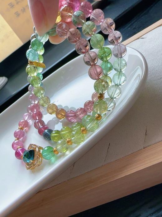 47.9g 7.2mm 碧玺手链 商品图3