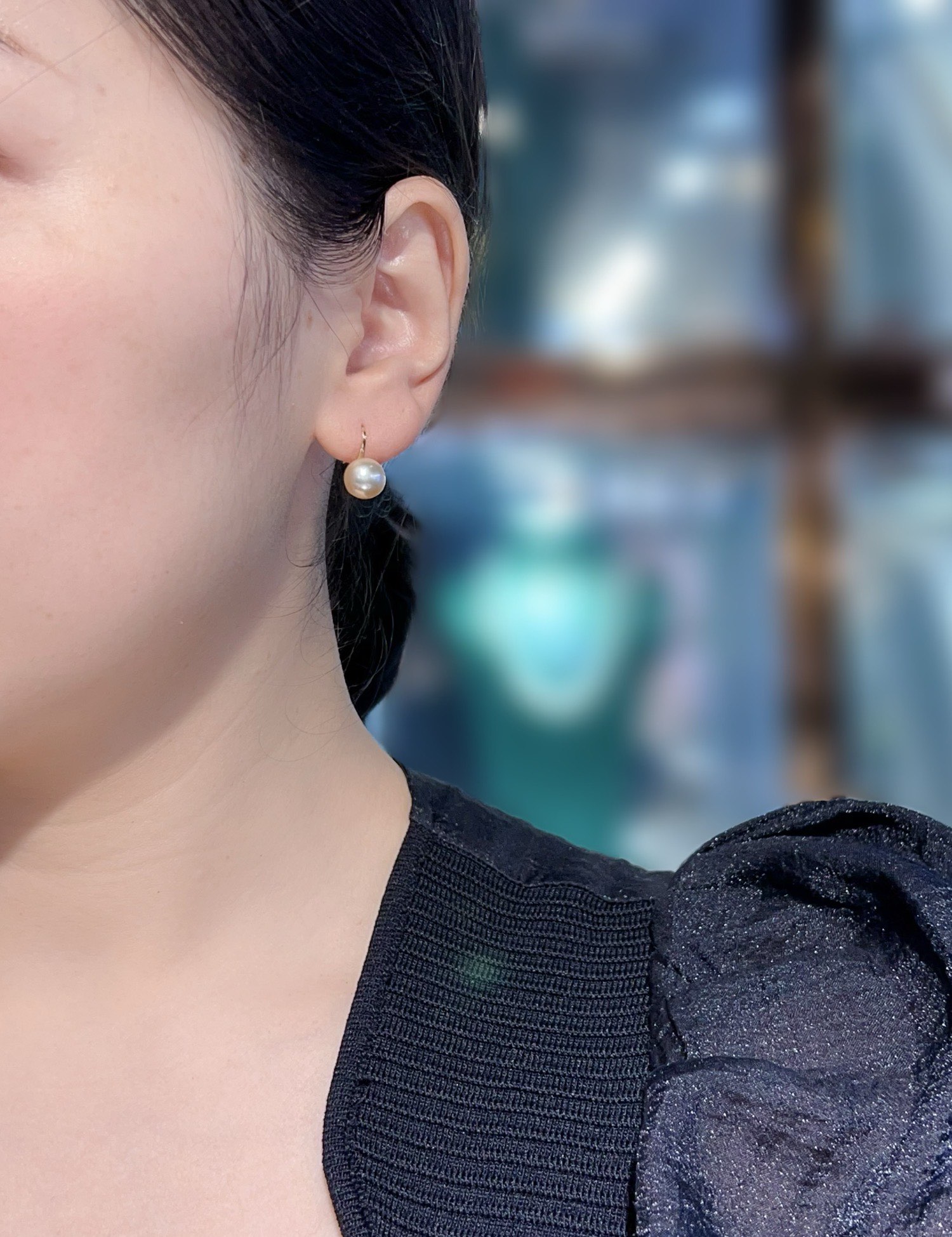 d519029 天然南洋金珍珠干枯玫瑰色