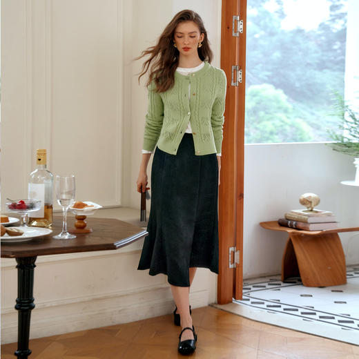 
OLrain欧芮儿中国风鱼尾裙半身裙女早秋2024新款遮胯显瘦气质裙子 商品图1