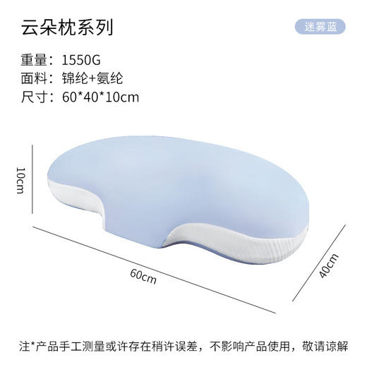 新款记忆棉枕头慢回弹枕颈椎枕深睡记忆棉枕芯不塌陷颈椎枕_ym 商品图7