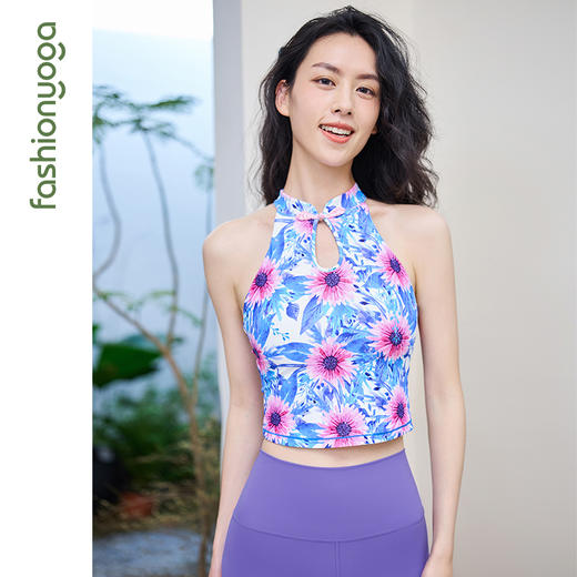 F13221新中式印花背心 商品图1