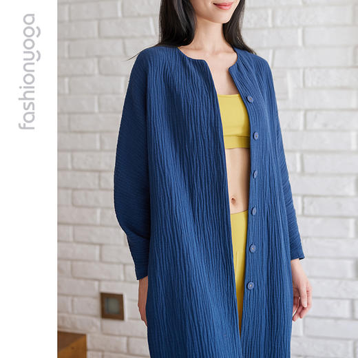 FM11802凡圣瑜伽棉麻禅意按扣外套（不含胸垫） 商品图7