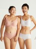 半醒粉底液无痕内裤（组合装） 防夹臀3A抗菌纯棉裆三角内裤 U0080 商品缩略图0