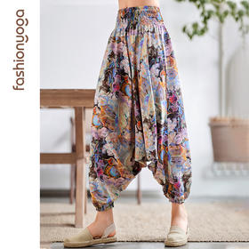 FM06901禅风丝麻九分裤