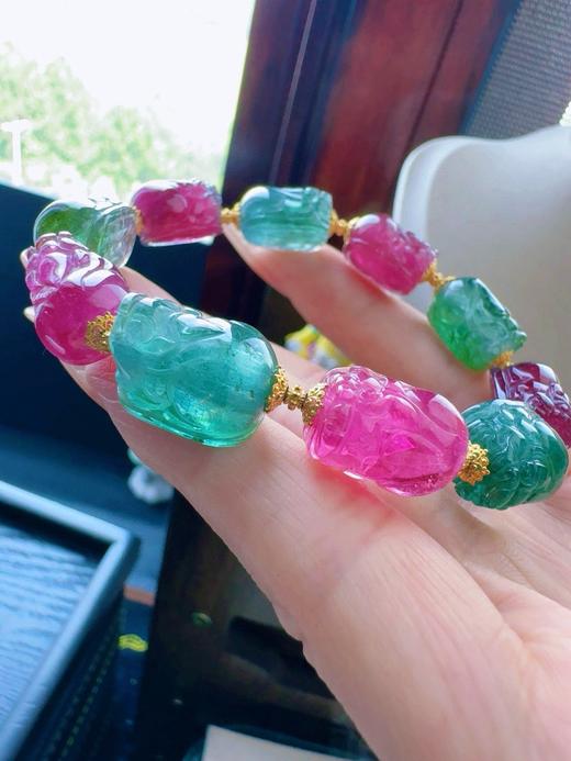 30.7g 雕刻碧玺手链 商品图6