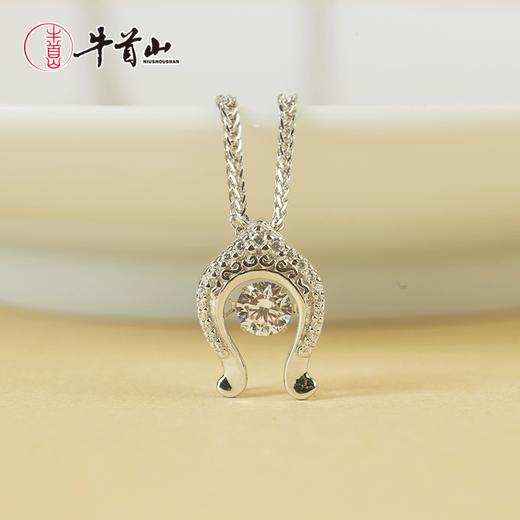 牛首山文创菩提门吊坠纯银项链时尚百搭祝愿银饰七夕情人节礼物 商品图1