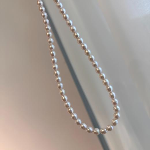 甄珠贝 出口单精选 6.5-7mm米珠项链 bao亮强光 镜面 商品图6