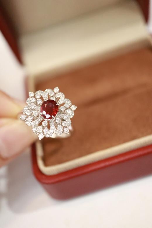 0.78ct 红宝石戒指 商品图0