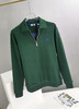战马 2024秋季新款 马术骑士刺绣字母半拉链翻领卫衣 Z-11896 商品缩略图3