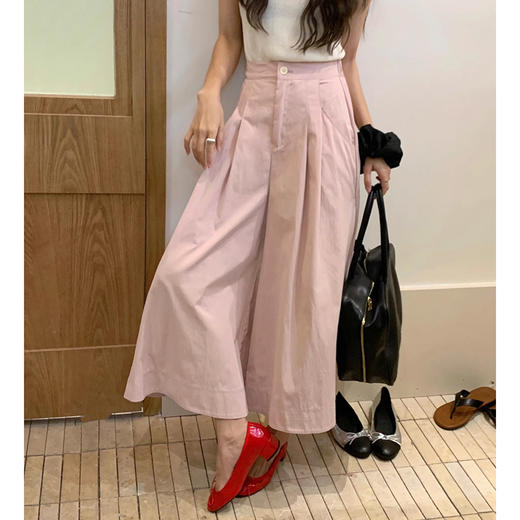 裁缝学苑AQ335韩系a字大阔腿裙裤纸样女装高腰九分伞型休闲裤子图纸 商品图2