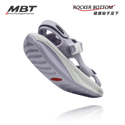 MBT足健康鞋女厚底休闲运动凉鞋 足弓支撑增高魔术贴牛皮KISUMU S 商品图4