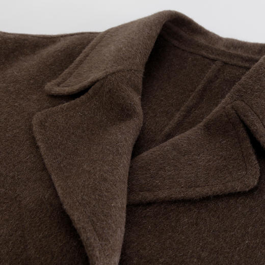 PH91924新款双面呢简约廓形时尚通勤长款羊毛大衣 商品图4