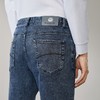 【含桑蚕丝】柒牌弹力直筒牛仔裤男2024秋季新款时尚休闲男士长裤	127H71400 商品缩略图2