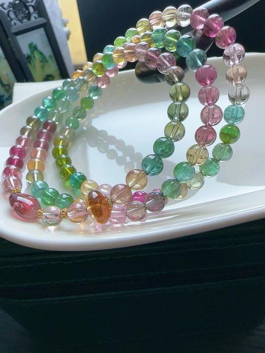 32.9g 5.8mm 碧玺手链 商品图0