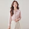 Q172新款长袖衬衫白色女士春秋法式修身通勤休闲百搭衬衣 商品缩略图3