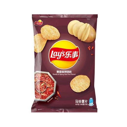 乐事薯片飘香麻辣锅味70g(6924743919273) 商品图0