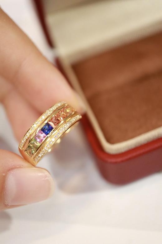 1.38ct 蓝宝石戒指 商品图0