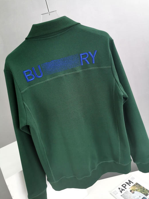 战马 2024秋季新款 马术骑士刺绣字母半拉链翻领卫衣 Z-11896 商品图5