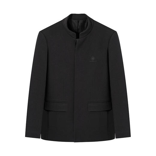 【中华立领】柒牌西服男2024秋季新款商务休闲含羊毛舒适西装外套	127C70710 商品图4