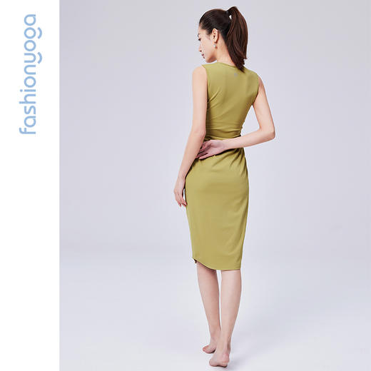 FC14521侧腰抽褶修身连衣裙 商品图11
