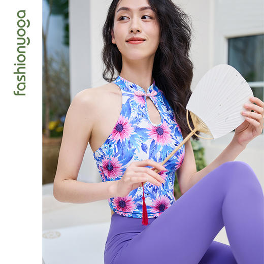 F13221新中式印花背心 商品图2