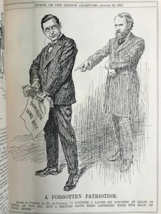 1921年7-12月 英国讽刺漫画杂志《笨拙》（含多幅彩色） 漆布精装16开 商品图11