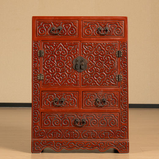 民国 剔犀云纹百宝箱 商品图4