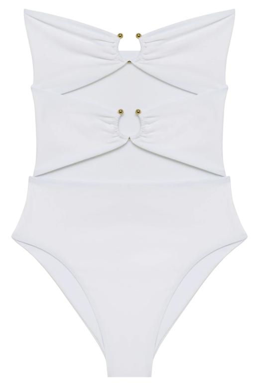 Jade Swim - Ella One Piece - White - 女装 - 连体泳衣 - 白色 商品图0