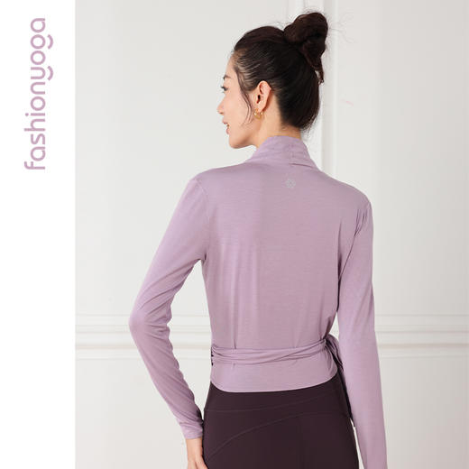 F14397优雅系带长袖外搭 商品图4