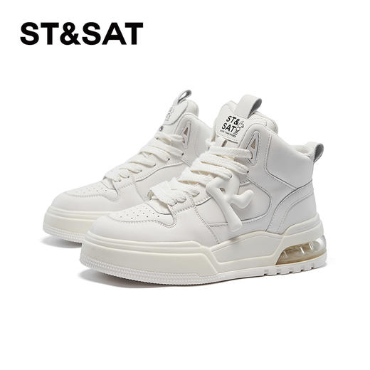 星期六休闲百搭厚底高帮运动鞋SS341160HP 商品图6