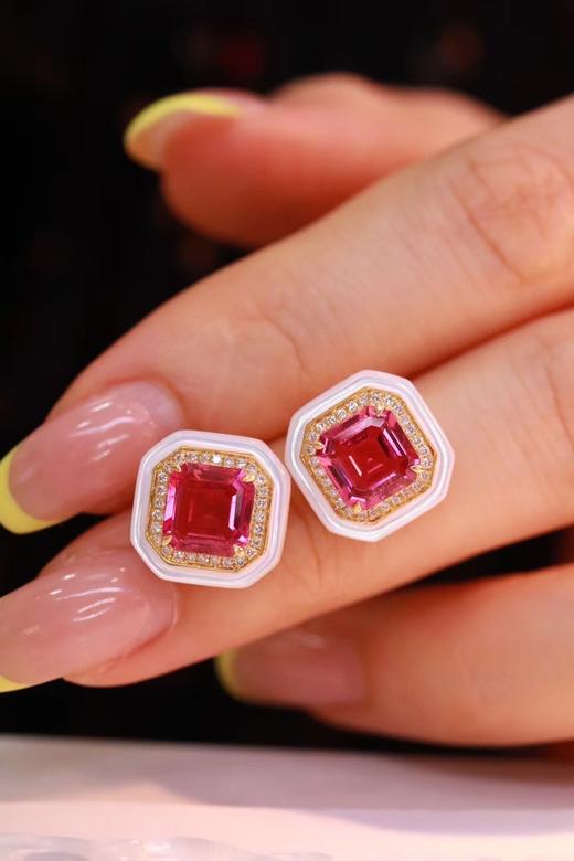 2.6ct 碧玺耳钉 商品图2