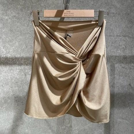 Jade Swim - Zena Skirt - Taupe Sheen - 女装 - 裙子 - 灰褐色 商品图0