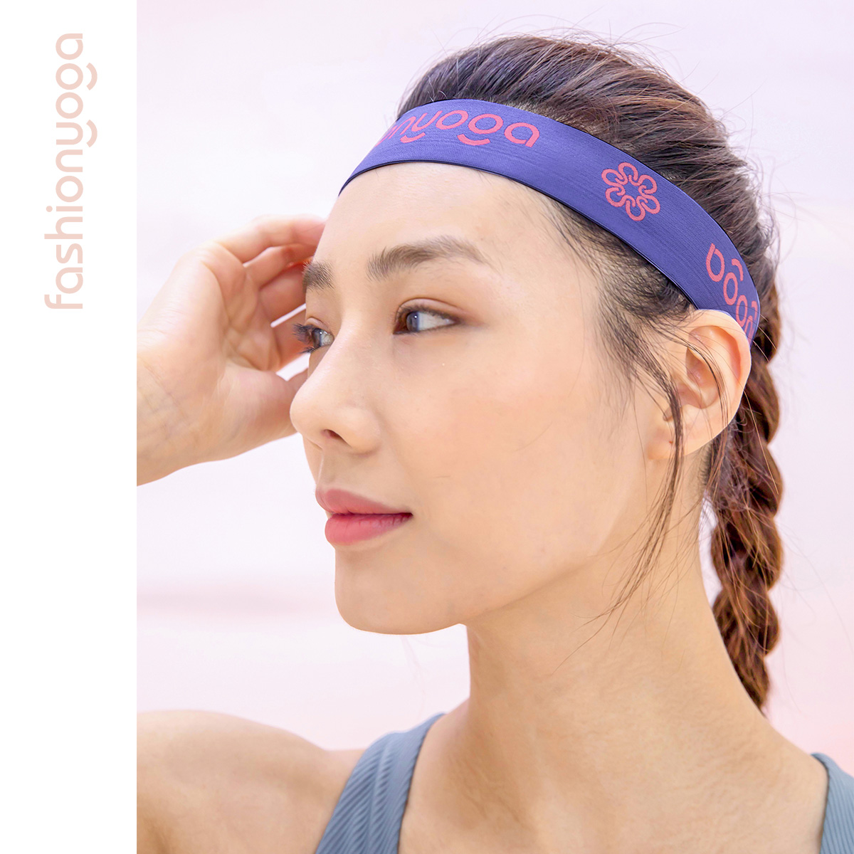 FW020凡圣瑜伽发带头带运动吸汗女导汗带瑜伽跑步健身头戴止汗带