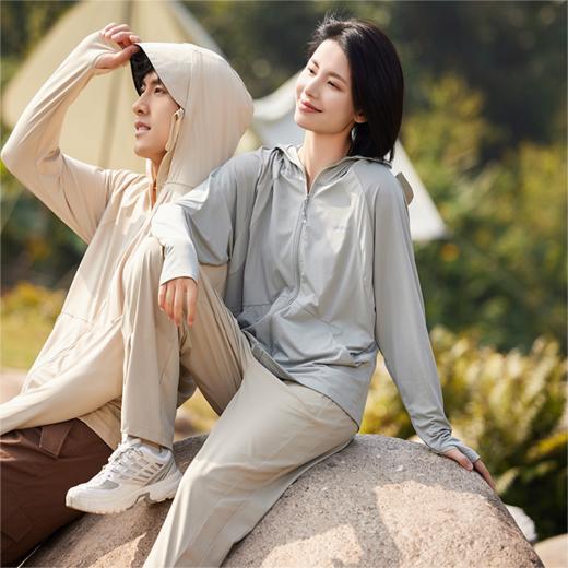 MUYANHUAN冰皮情侣防晒衣 | UPF100+ 冰感面料 透气防闷 柔软舒适 弹力速干 男女同款 商品图1