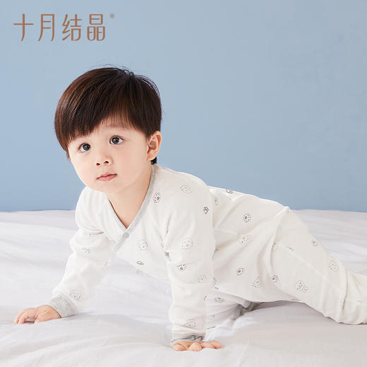 【100元3件随心配】（买6件加赠帆布包） 婴儿春秋纯棉连体衣 商品图2