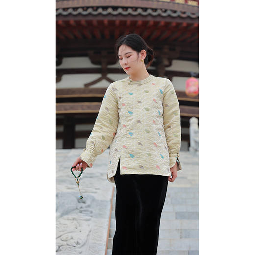 玄羽-马甲(24804954Y-明月珰·云锦) 商品图5