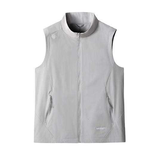 【新款DK】大依优型大码男装立领弹力马甲简约休闲宽松外套男坎肩背心上衣 商品图8