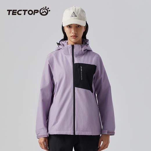 【159秒杀】探拓户外单层冲锋衣男抓绒保暖外套防水防风薄款透气登山户外服女 商品图4