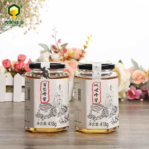 夜郎蜂业 大山蜂蜜套装 418G枇杷蜂蜜&418G百花蜂蜜 商品图3