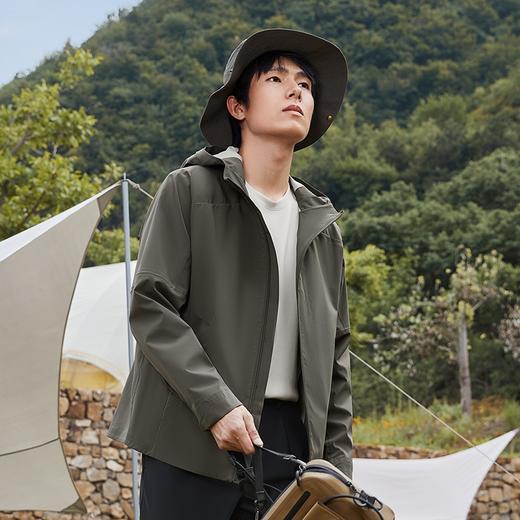 【三防】柒牌连帽夹克男2024秋季新款时尚潮流户外登山服休闲外套	127K70880 商品图1