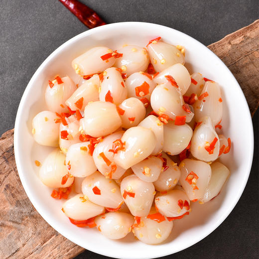 剁椒藠头220g，脆嫩爽口、开胃生津，湖北宜昌西陵鲜食泡菜，三峡民俗风味小吃 商品图2