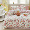 【洁丽雅】全棉印花四件套 细雨碎/花千束/花伴熊 商品缩略图2