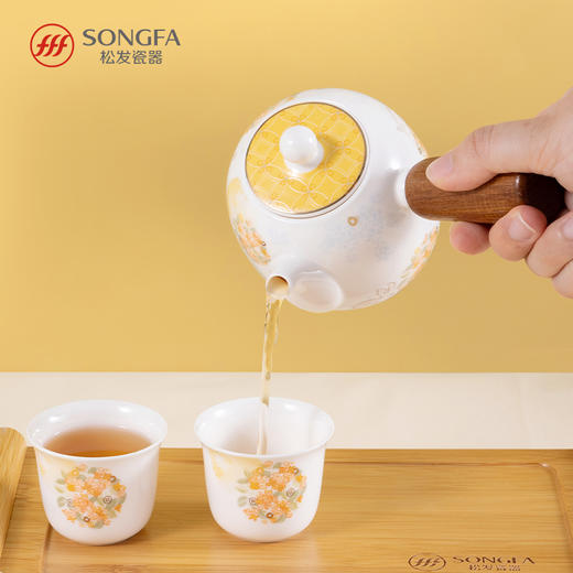 5头花团锦兔漫思茶具 商品图1