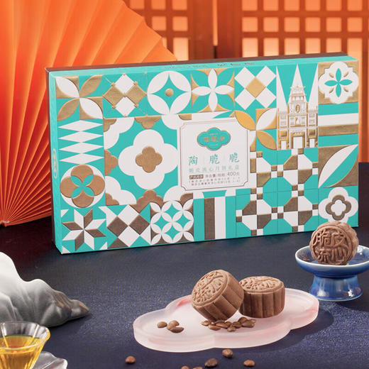 陶陶居中秋月饼礼盒 广式经典双黄白莲蓉 传统广式月饼 送礼团购福利 “陶脆脆”脆皮流心月饼礼盒 一盒 商品图2