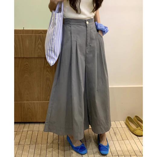 裁缝学苑AQ335韩系a字大阔腿裙裤纸样女装高腰九分伞型休闲裤子图纸 商品图1