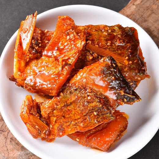 香辣鱼排220g，香辣劲爽、手作美食、创新炒制、配餐解馋，三峡民俗风味小吃 商品图1